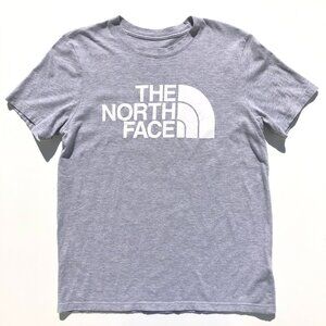 The North Face Cotton Tee women S light gray heather Half Dome Signature Logo